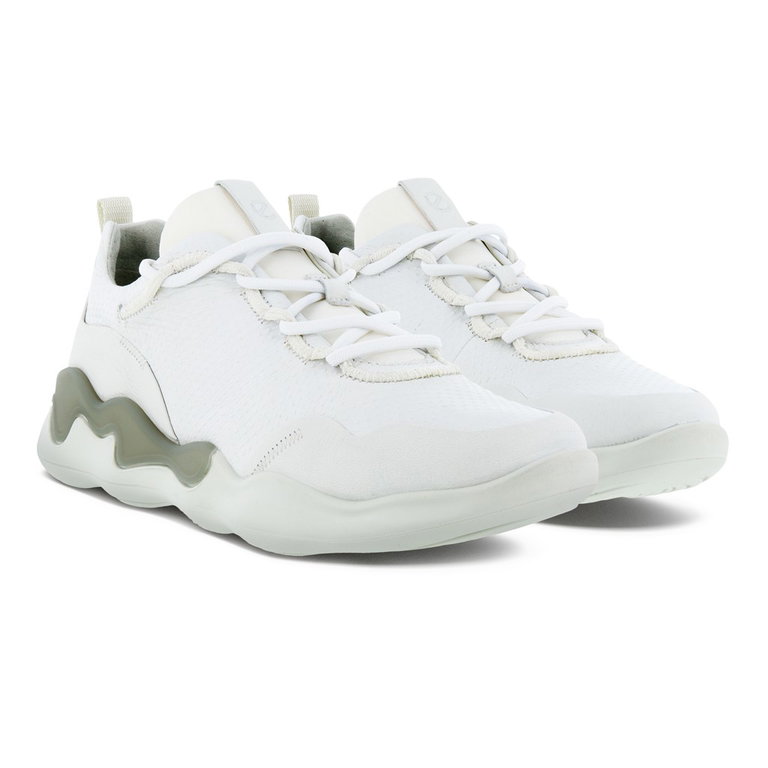 ECCO Sneaker Elo Low Vollnarbenleder weiss Damen